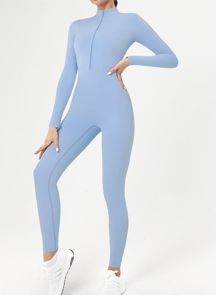 general Zipper Longsleeve Sport Jumpsuits Women  - Image 1