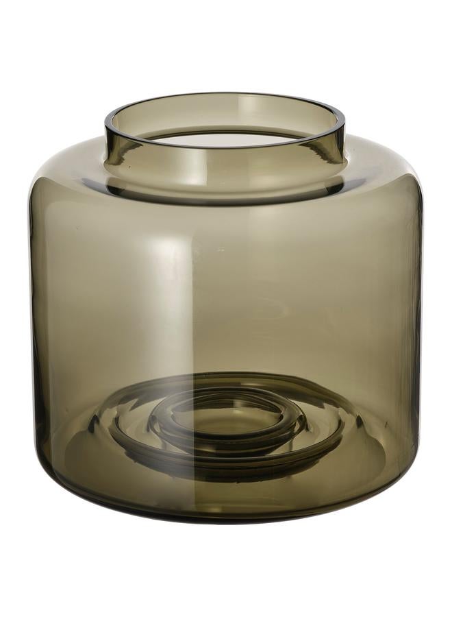 Zaboon Vase, Green-Brown, 16 Cm - Image 1