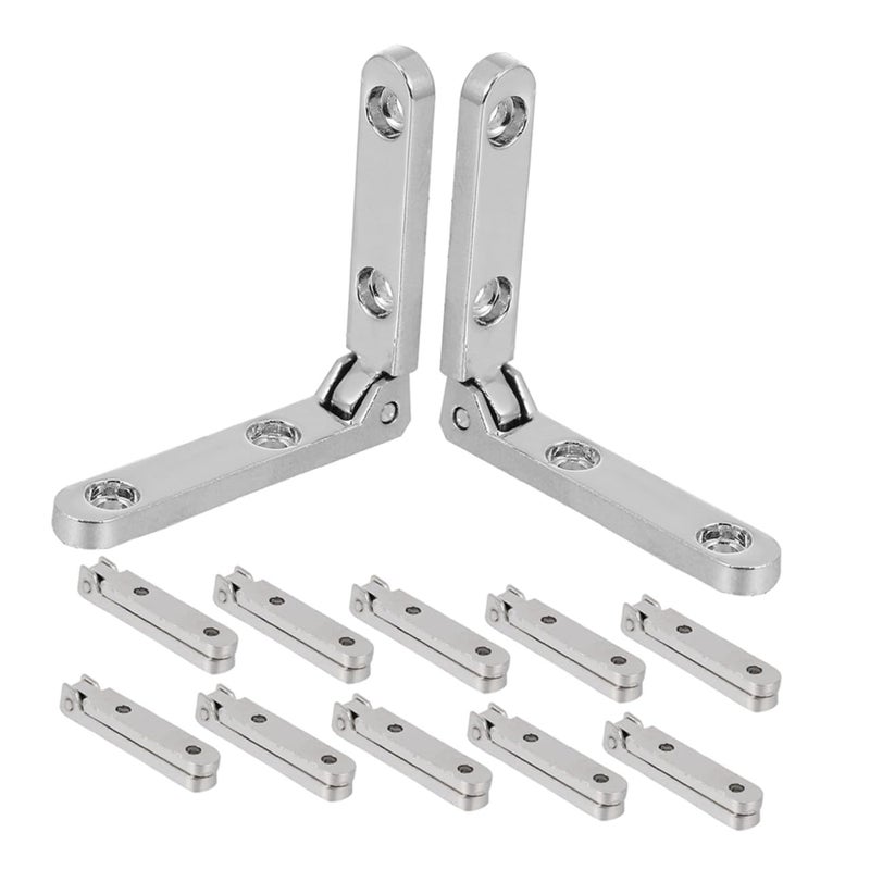 Zinc Alloy 90 Degree Right Angle Hinges 30x30x6mm For Wooden Jewelry Box DIY Crafts - Image 2