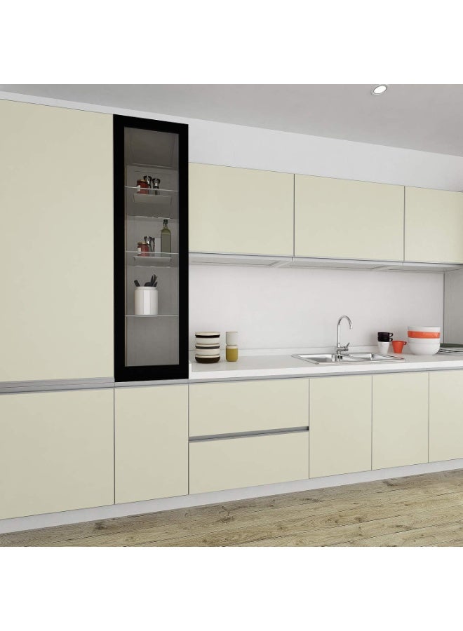 Sharpdo Ivory White Wallpaper White Peel and Stick Wallpaper Marble Counter Top Stick on Wallpaper Backsplash Self Adhesive Wallpaper (3m×60cm) - Image 4