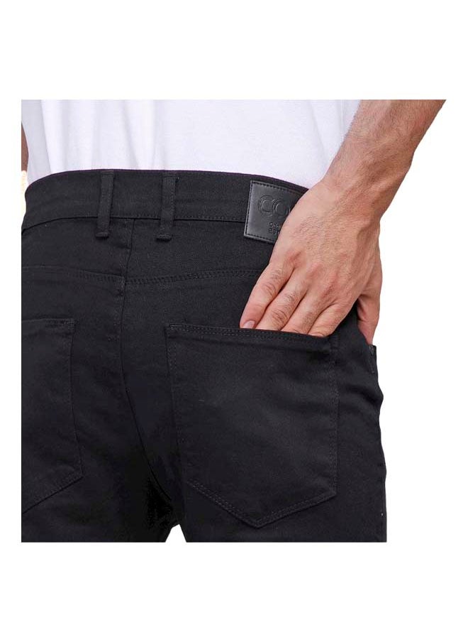 Coup - Coup Slim Fit Denim Pants For Men Color Black - Image 1