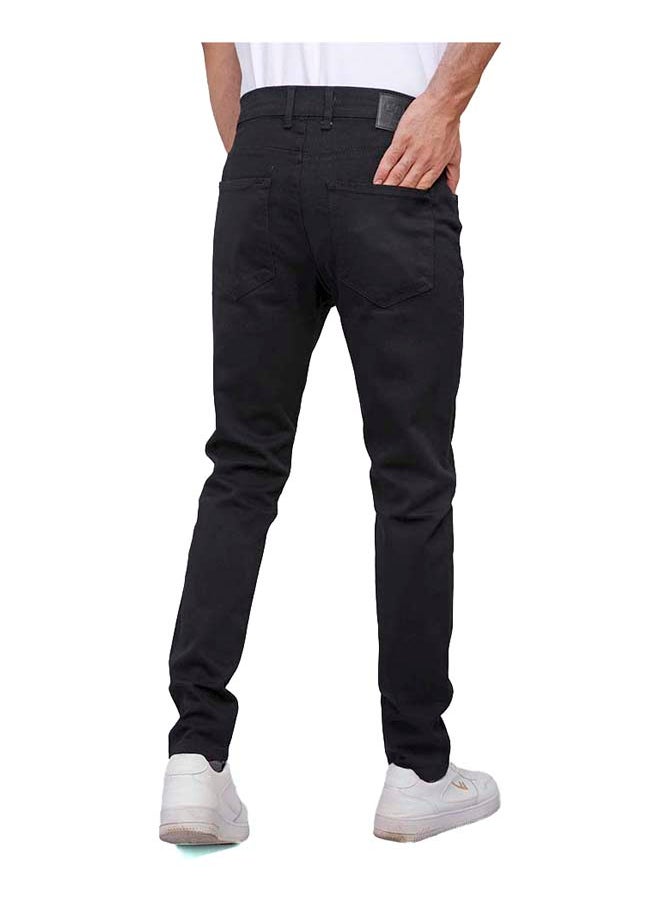 Coup - Coup Slim Fit Denim Pants For Men Color Black - Image 1