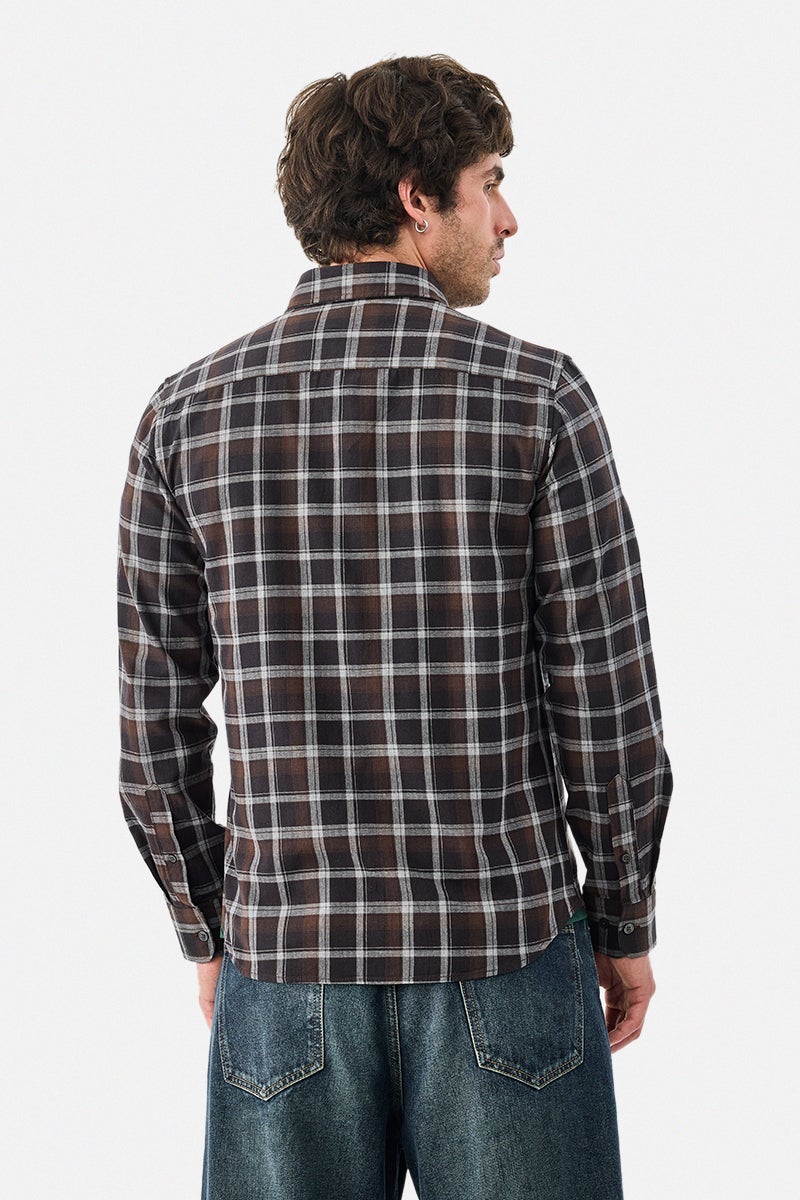 SNITCH Slim Fit 100% Cotton Checks Shirt - Image 5