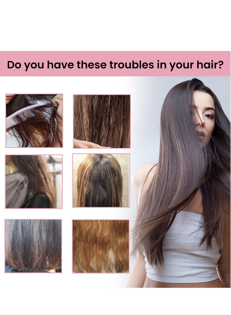 EELHOE 3-Second Hair Straightening Cream, Instant Straight Hair Cream, Keratin Straight Hair Cream, Hair Straightening Treatment for Curly Hair, for All Hair Type 150ml - Image 5