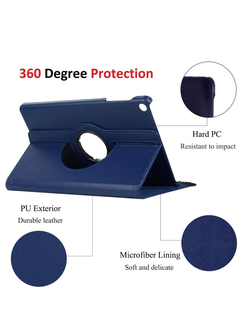 360 Degree Rotating Stand Auto Sleep Wake Folio Leather Smart Cover for Samsung Galaxy Tab S6 Lite 10.4" 2020 Tablet