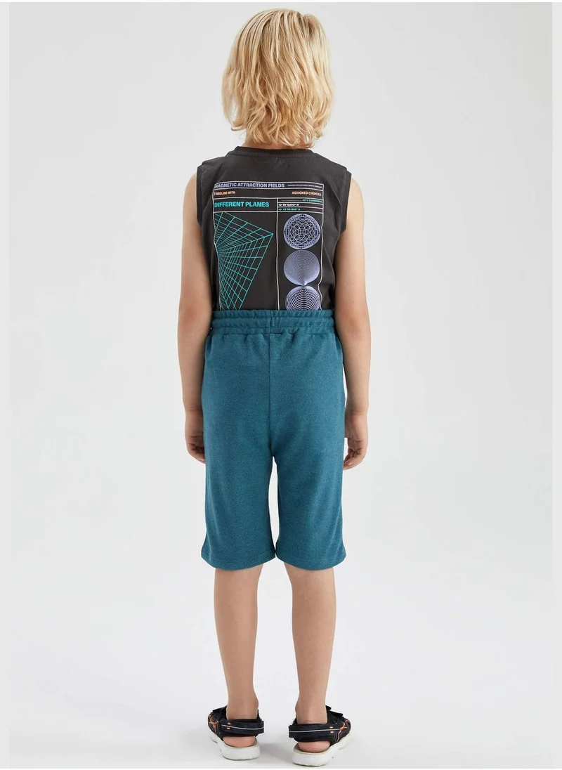 DeFacto Elasticated Waist Midi Short