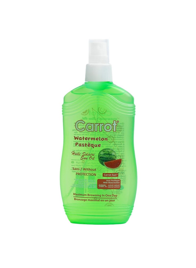 Carrot Sun Watermelon Tanning Oil 200ml  - Image 1