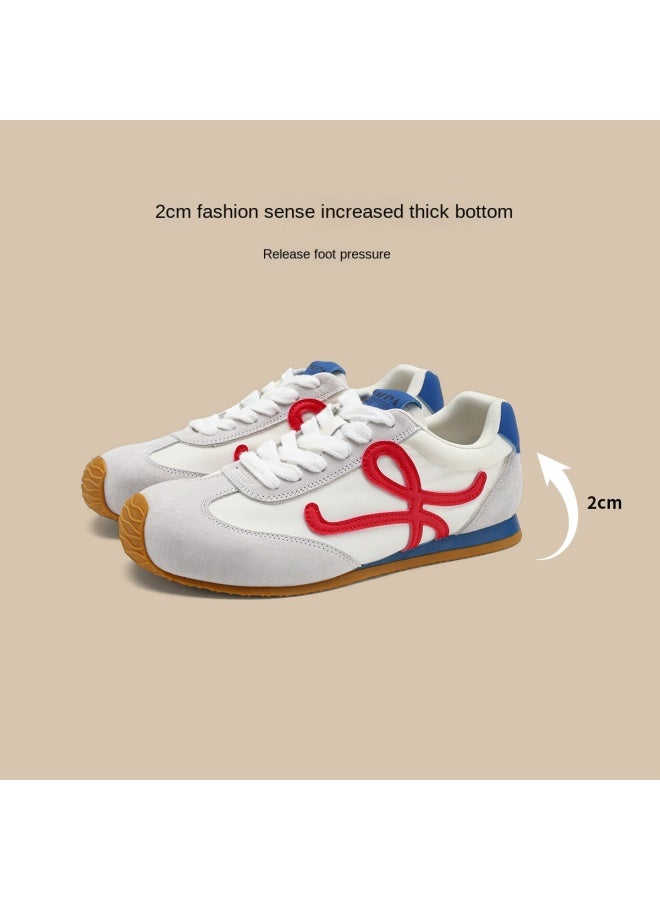 SAFIYA Saturday's 2025 New Spring/autumn German Training Shoes For Women, Versatile Retro Casual Sneakers, Soft-sole White Shoes For Women - Image 5