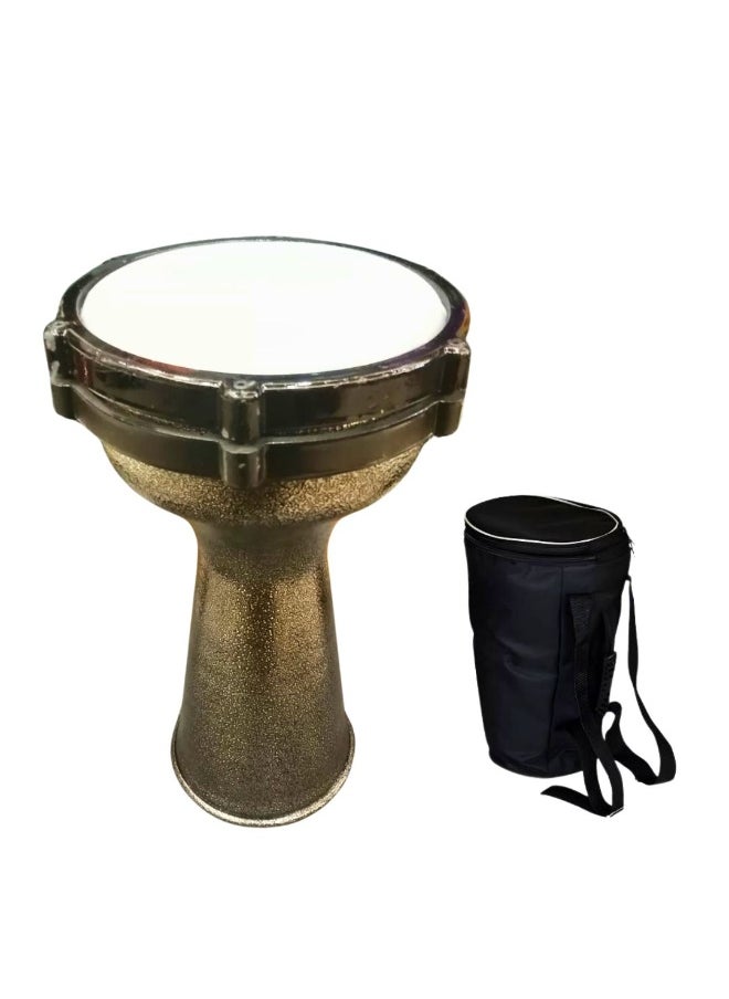 Al-Karz Music Professional Syrian Mrawas Drum with Padded Carry Bag 