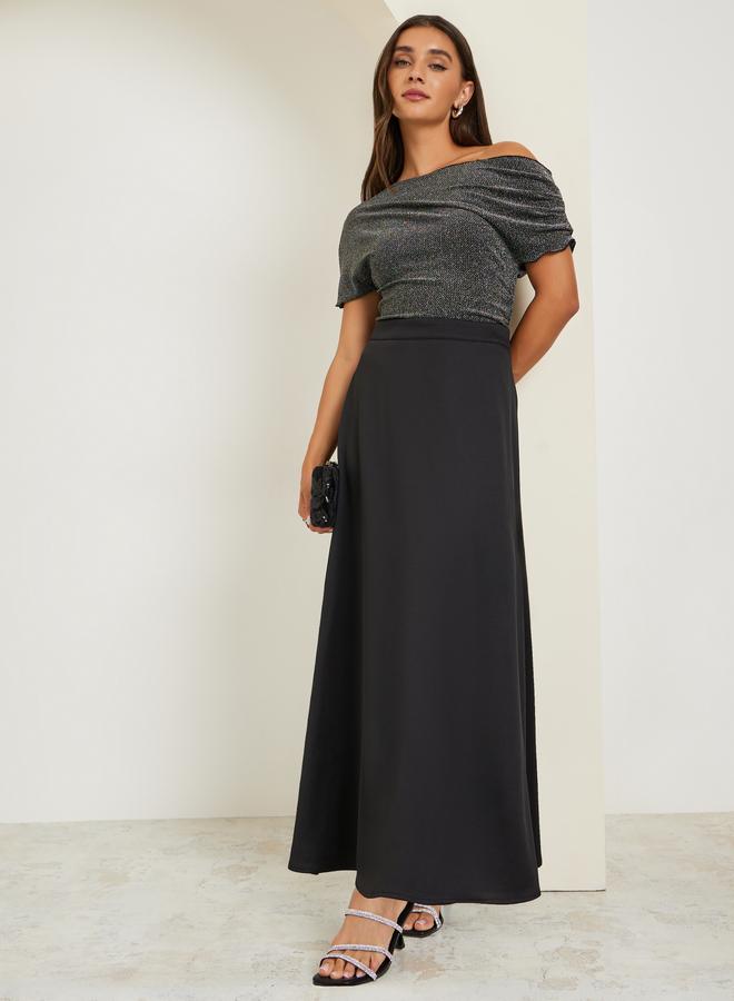 ستايلي تنورة طويلة بقصة واسعة من الأسفل - Image 1