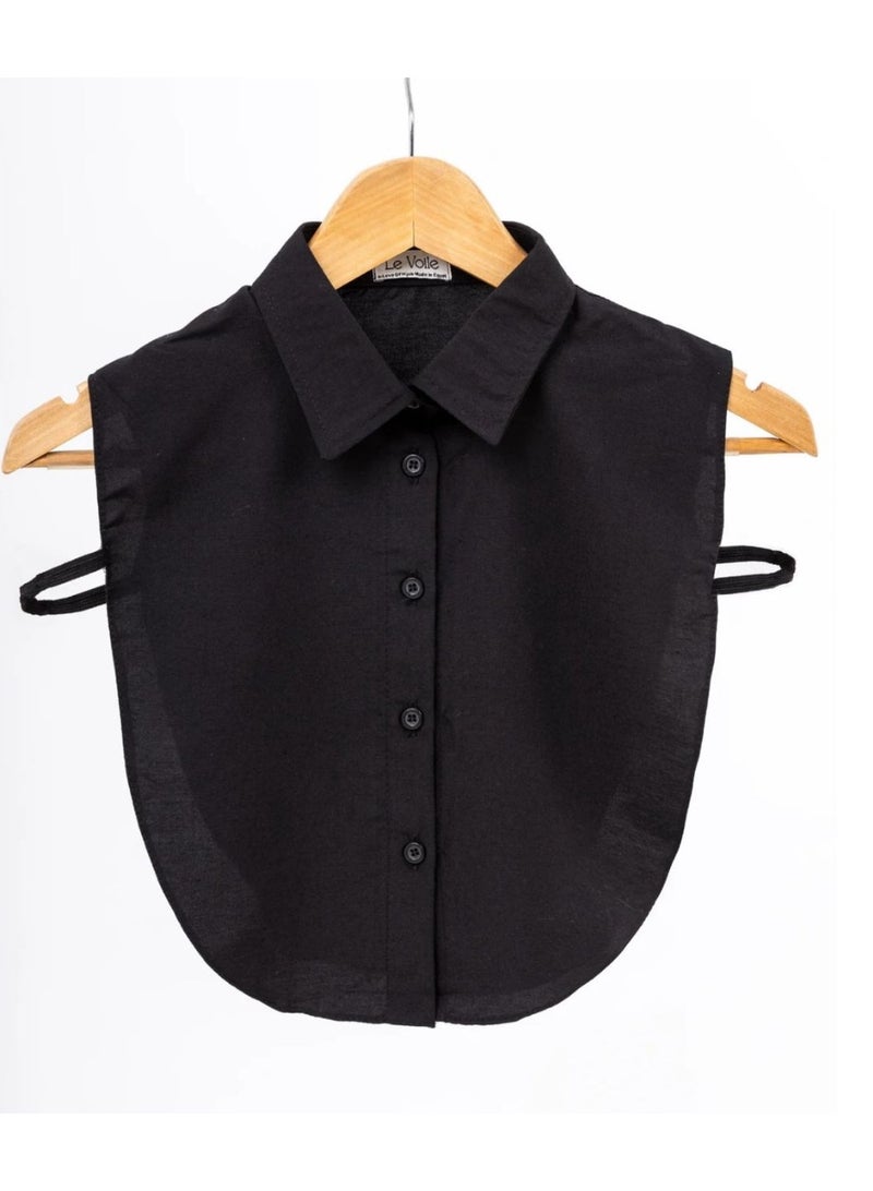 Chemise Collar Black