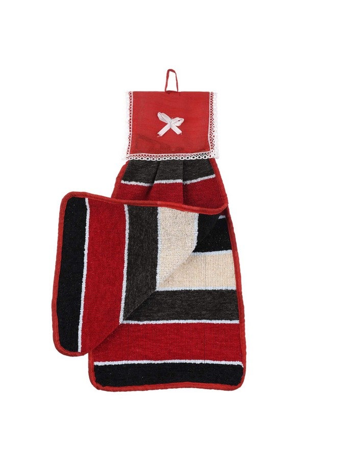 Kuber Industries Kuber Industries Cotton Washbasin Napkin Towel|Cotton Soft Hand Towels|Super Absorbent & Quick Dry|Size 40 x 24 CM|Pack of 4 (Multi) - CTKTC45591  - Image 2