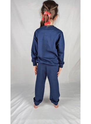 Girl Waitress Navy Blue Printed Cotton Tracksuit Set - pzsku/ZEFB91477CE1B34A97E73Z/45/_/1731017125/bbfb0d23-0524-4db2-acfc-7f8913c5cdfa