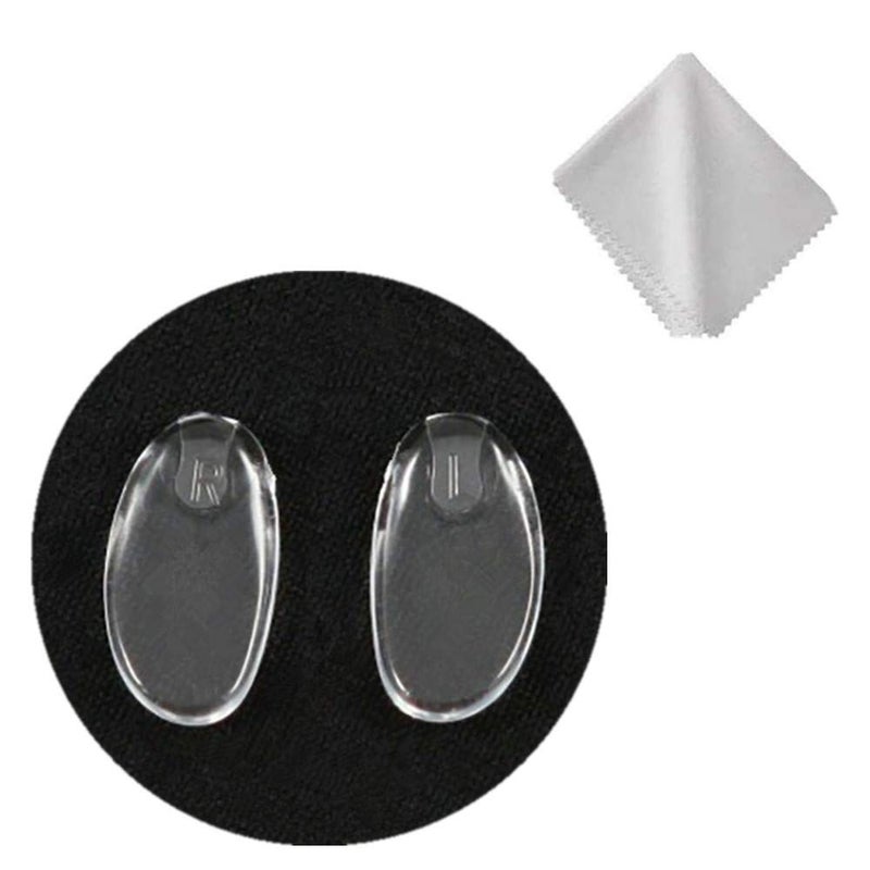 BEHLINE Eyeglass Nose Pads Replacement for Frameless Glasses Eye Glasses and Eyewear FramesSoft Silicone Plug in Eye Glasses Parts Push in Nose PieceClear Repair Kit - Image 3