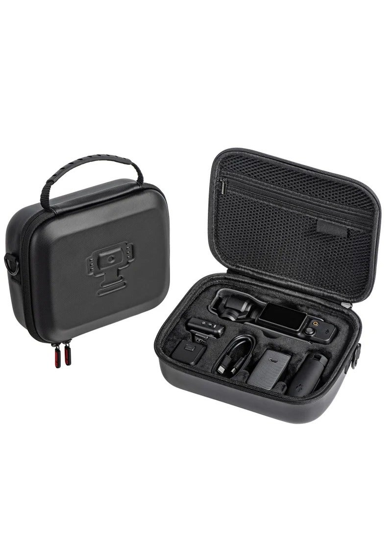 Carrying Case for DJI Osmo Pocket 3, Portable PU Storage Protective Bag for DJI Osmo Pocket 3 Creator Combo Accessories with shoulder straps[Case Only]  - Image 1