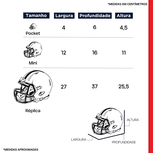 Riddell خوذة ريديل للبالغين غير محددة الجنس بحجم ميني، لون الفريق، مقاس واحد أمريكي - Image 2