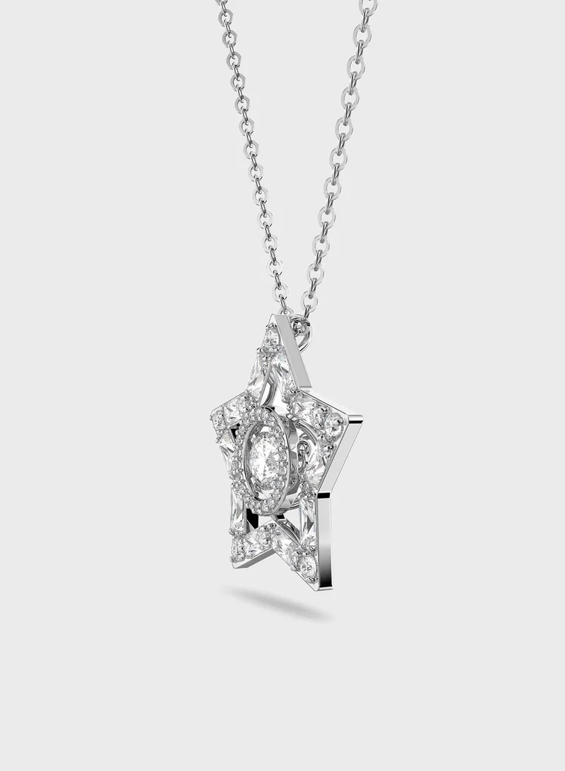 SWAROVSKI Stella Rhinestone Star Pendant Necklace With Studs