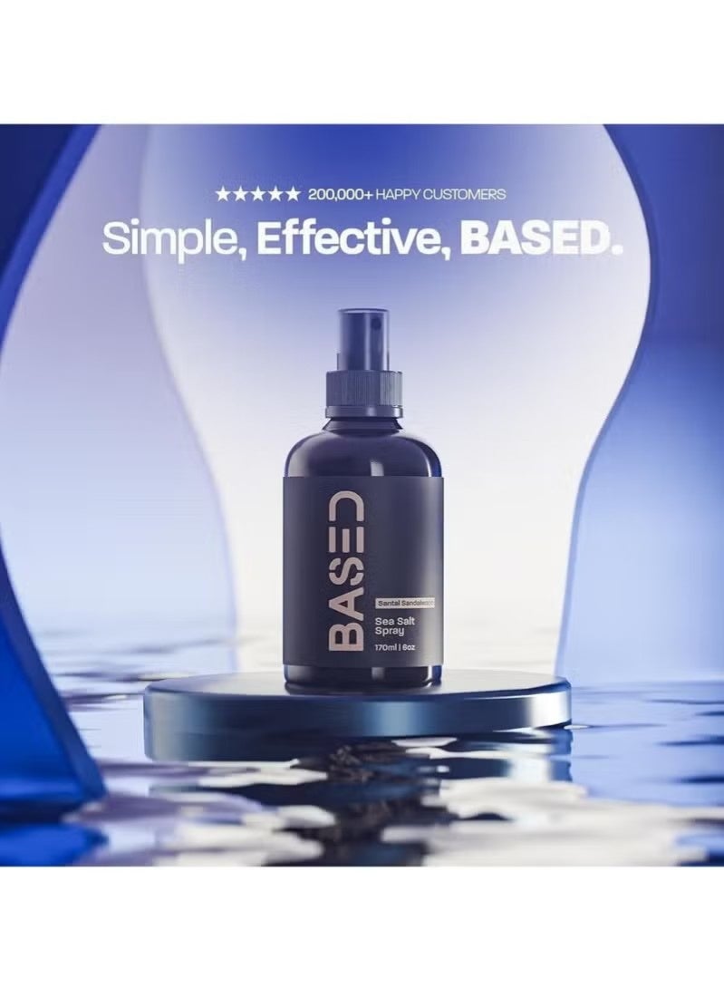 Based Bodyworks Sea Salt Spray, Natural Finish Sea Salt Spray for Hair, Gives Volume and Texture, Enriched with Seaweed and Vitamin B5, Lightweight and Non-Greasy, Paraben Free - Image 5