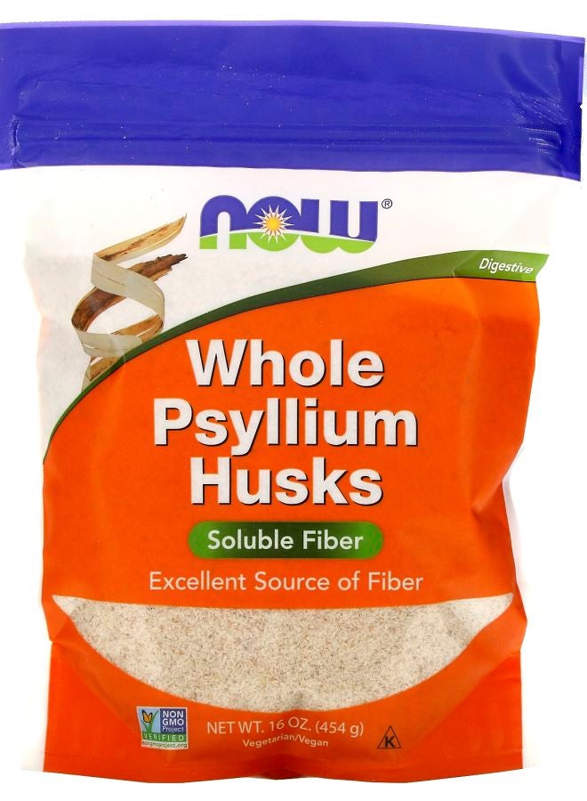 now Whole Psyllium Husks 16 oz (454 g)