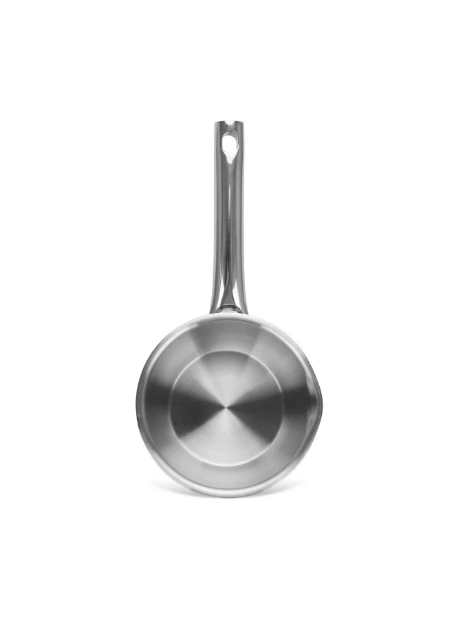 Fissman 1.5 Saucepan 1.5L with Measuring Mark, Stainless Steel Saucepan 16x9cm Felice Series, 18/10 Inox 304 Steel, Induction Bottom Compatible with all types of Stovetops  | Best Price UAE