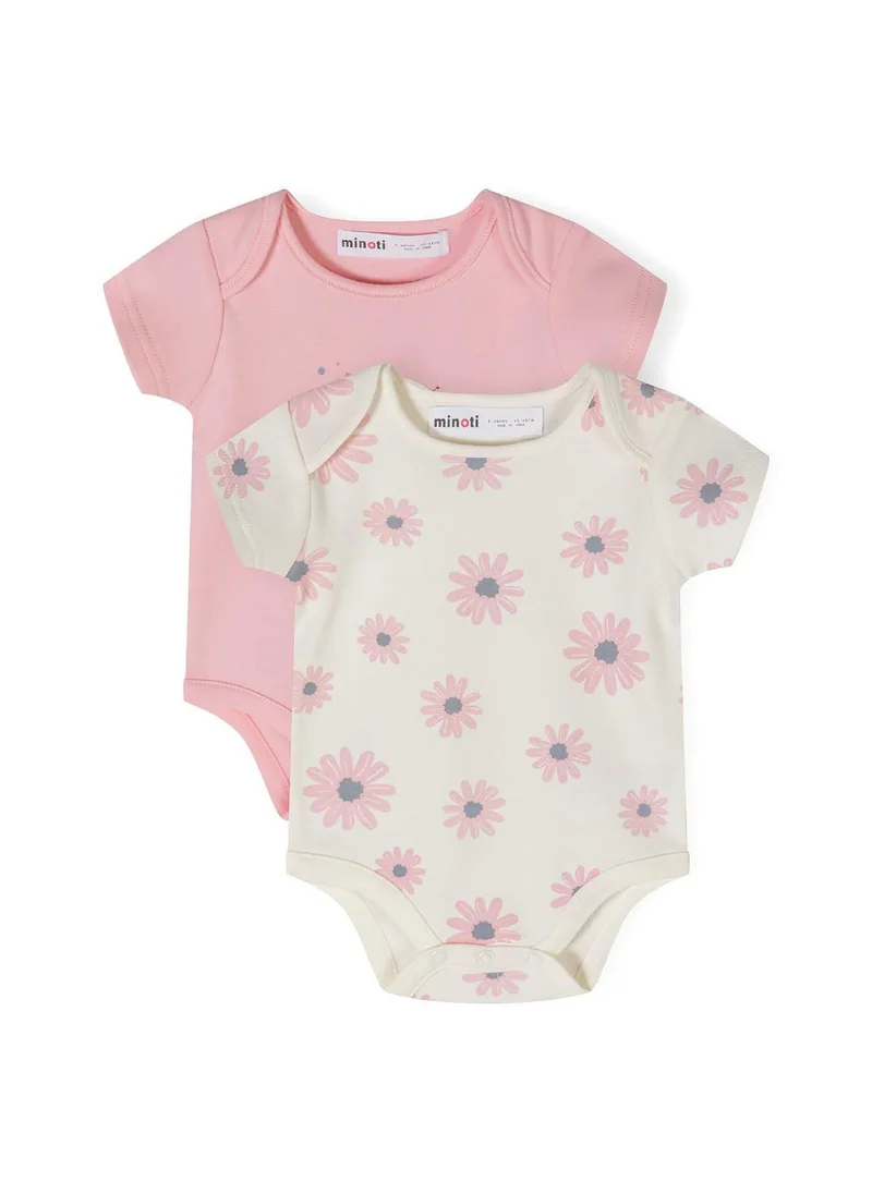 مينوتي Baby 2 Pack Short Sleeve Bodysuits