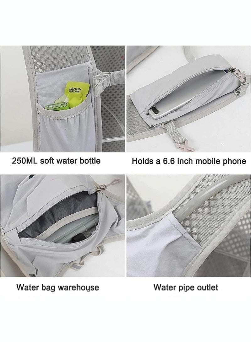 fdsport Running Hydration Vest Lightweight 5L – No Bounce Marathon Race Vest Backpack, Breathable Water Backpack for Trail Running, Cycling, Hiking, Ultra Distance Training Adjustable Fit - Image 5