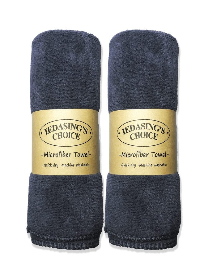 IEDASING'S CHOICE Dog Towel 2 Pack Super Absorbent Quick Drying Microfiber Towel Soft for Dog Bath & Puppy Grooming, Multi-Use, Grey - Image 1