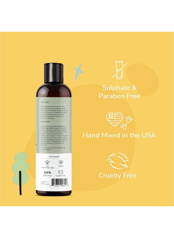 kin+kind Dog Shampoo for Dry, Itchy Skin and Coat Relief - Safe, Natural Formula with Olive Oil, Coconut Oil, Cedarwood - Made in The USA - Dog Grooming, Puppy Supplies, and Dog Accessories(12 fl oz) - Image 4