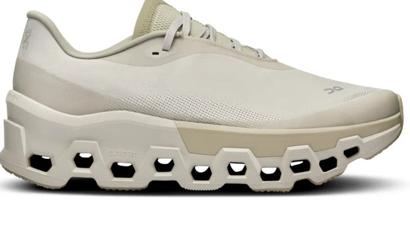 On Running Cloudmonster Beige Sneakers – Lightweight Performance & Maximum Cushioning - Image 1