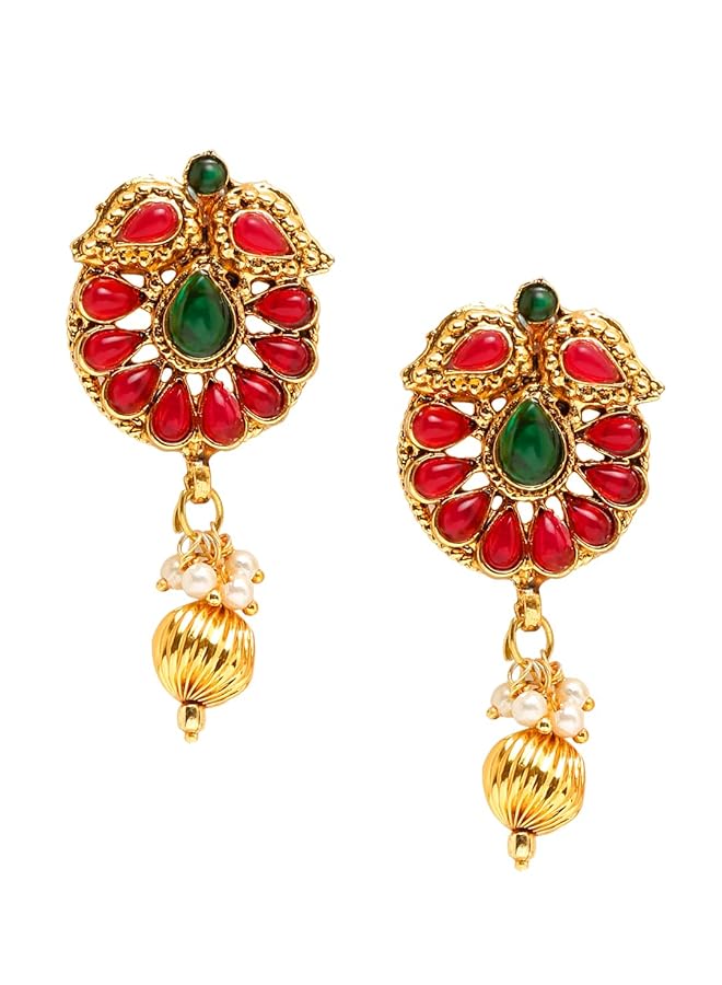 YouBella Jewelery For Women Gold Plated Pearl Necklace Jewelery Set For Women And Girls Ybnk_50593 - Image 4