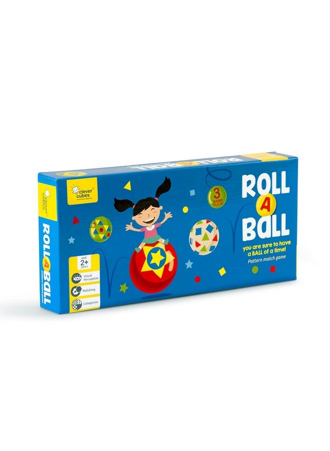 Clever Cubes Roll-A-Ball, Activity Games, Fun Learning Games, Perfect For Return Gifts, Multicolour, Kid, Multicolor - Image 1