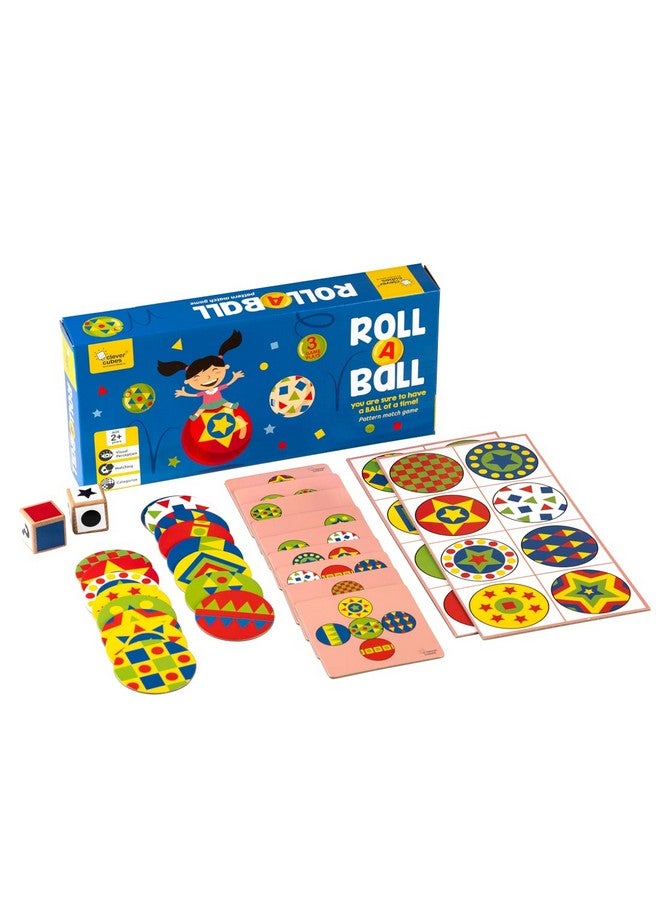 Clever Cubes Roll-A-Ball, Activity Games, Fun Learning Games, Perfect For Return Gifts, Multicolour, Kid, Multicolor - Image 2