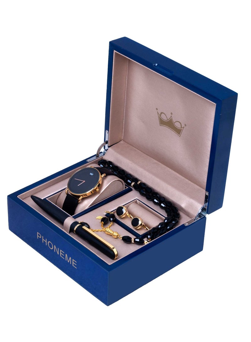 فونيم طقم ساعة فونيم مع سبحة - Image 1