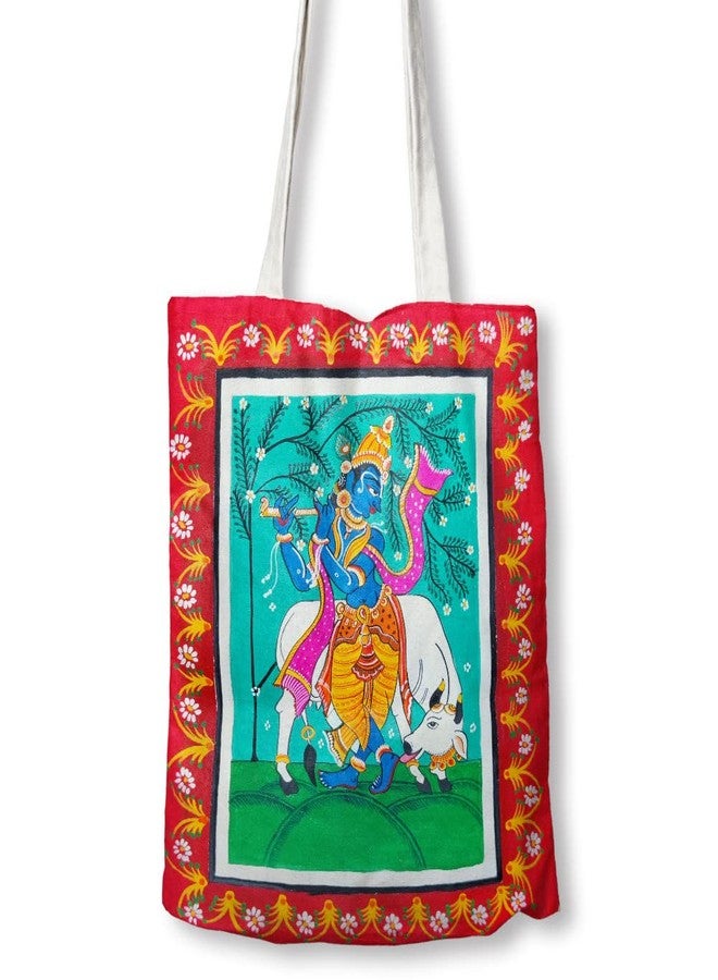 Penkraft Cheriyal Painting on Cloth Bag DIY Kit | Free Video Tutorial - Image 5