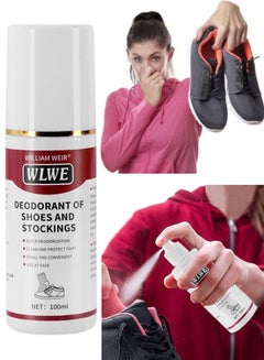 WILLIAM WEIR 100ml Foot Care Shoe Odor Eliminator Deodorizer Spray and