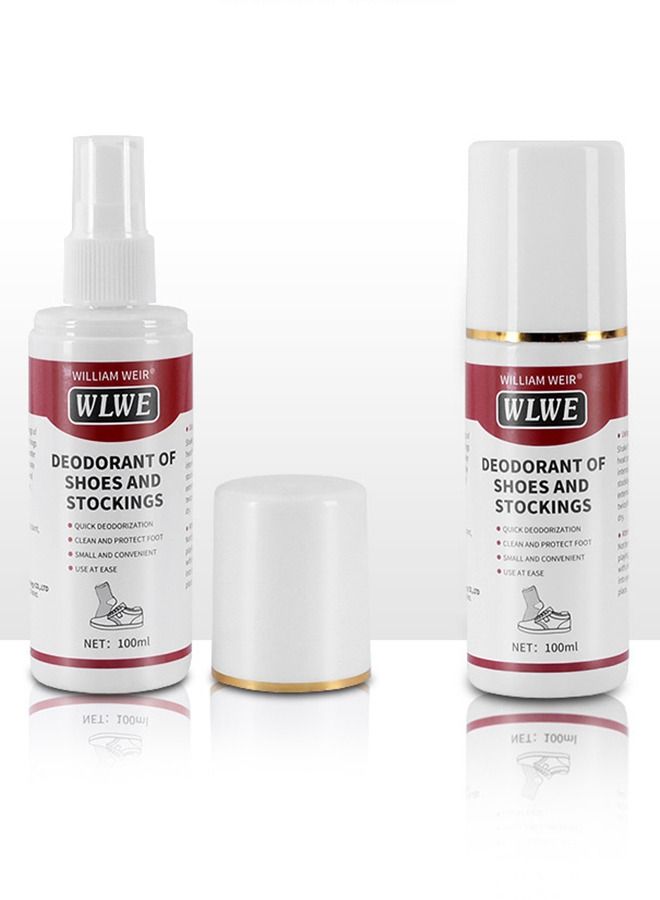 ويليام وير 100 مللي مزيل لرائحة الأحذية ، بخاخ مزيل للروائح ويزيل الروائح الكريهة من الأحذية ، كعوب أحذية التنس ، أحذية رياضية ، أحذية الباليه ، أحذية رياضية وأكثر - Image 2