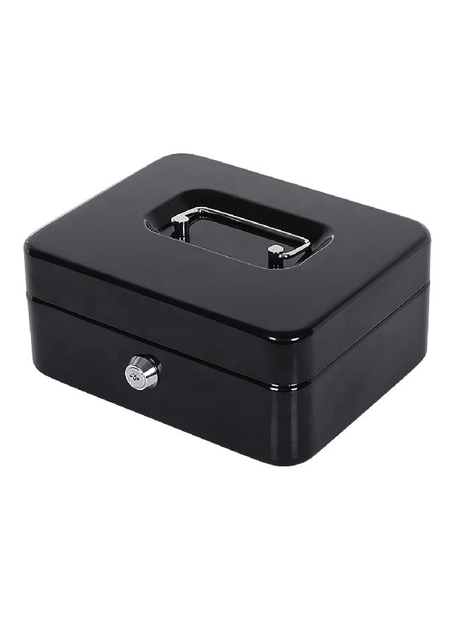 StarTech Commercial Small Flat Key Cash Box Black 1kg YFC-20 BLACK - Image 2