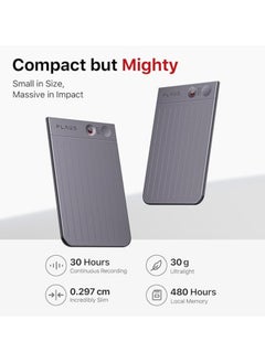 PLAUD PLAUD NOTE AI Voice Recorder, App Control, Transcribe & Summarize Empowered by ChatGPT, Support 57 Languages, 64GB, Audio Recorder for Calls, Meetings, Interviews, Black  - Image 2