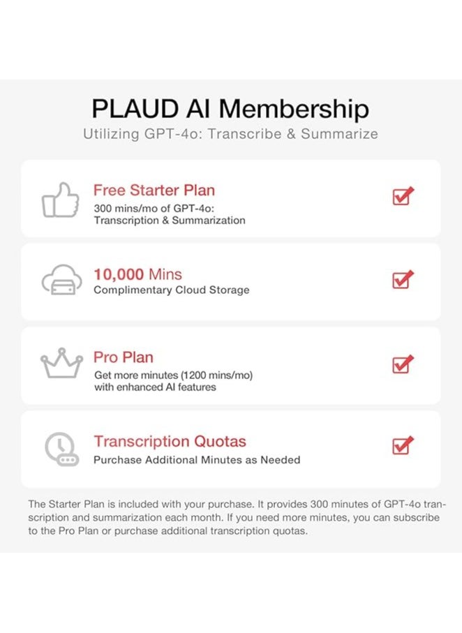 PLAUD PLAUD NOTE AI Voice Recorder, App Control, Transcribe & Summarize Empowered by ChatGPT, Support 57 Languages, 64GB, Audio Recorder for Calls, Meetings, Interviews, Black  - Image 3
