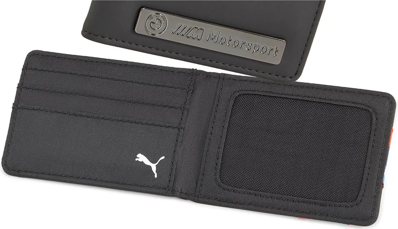 PUMA Bmw Mms Small Men's Black Casual Style Wallet 05447901