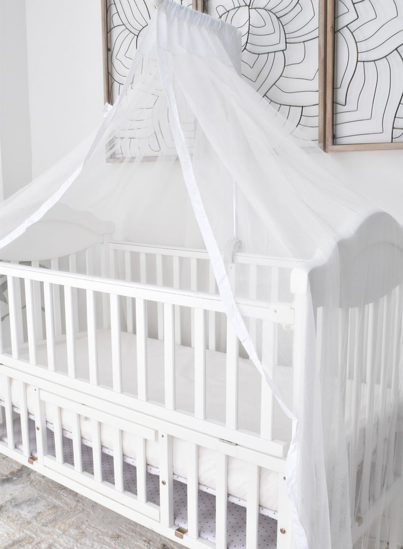 FUN MOMENT Mosquito Net For Baby Bed With Stand - Image 1