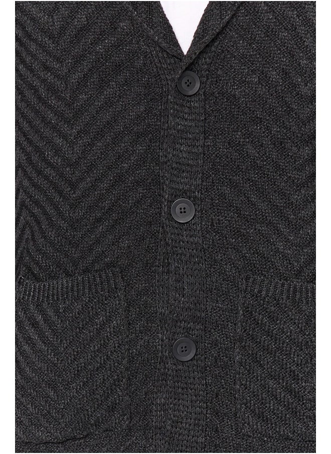 trendyol - Cardigan - Gray - Slim fit - Image 1