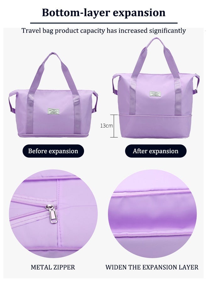 Fashion travel bag large capacity sports bag, portable luggage bag, travel handbag, dry and wet separation handbag  - Image 4