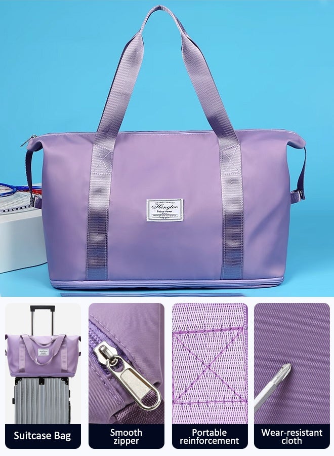 Fashion travel bag large capacity sports bag, portable luggage bag, travel handbag, dry and wet separation handbag  - Image 5