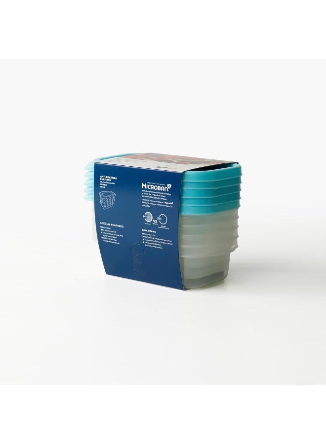 Microware طقم علب الطهي المستطيلة للميكروويف 5 قطع سعة 225 مل - Image 1