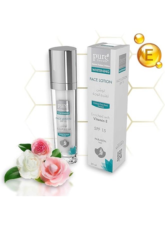 pure beauty Whitening Face Lotion with SPF15-50 ml