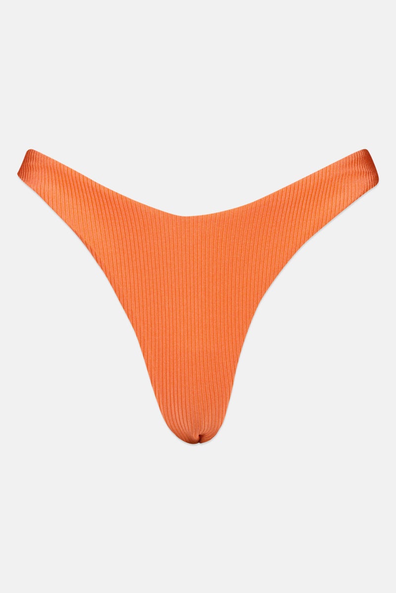 Aerie Women Textured Cheeky Panty, Orange - Image 2