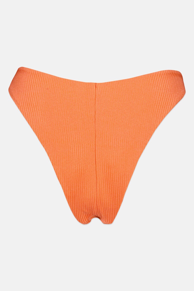 Aerie Women Textured Cheeky Panty, Orange - Image 3