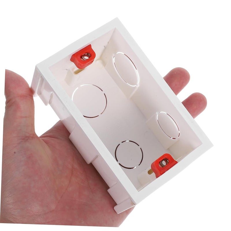 صندوق تقاطع خارجي مجموعة علبة كهربائية بلاستيكية 5 قطع للمطبخ والحمام - Image 5
