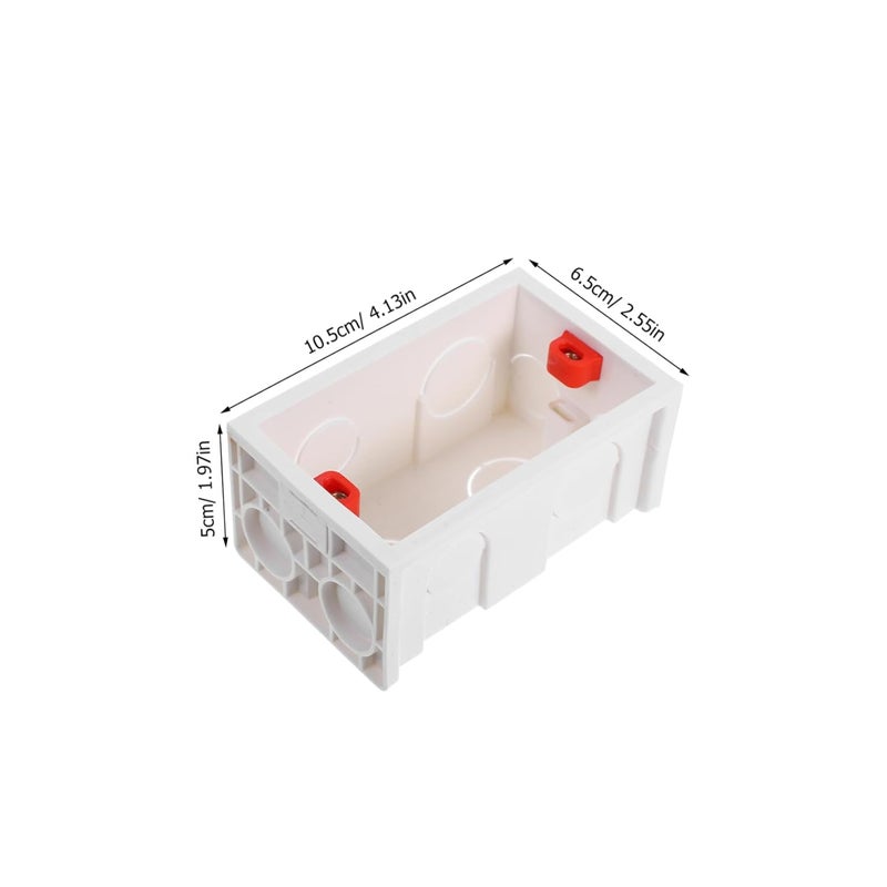 صندوق تقاطع خارجي مجموعة علبة كهربائية بلاستيكية 5 قطع للمطبخ والحمام - Image 3